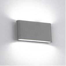 Φωτιστικό Απλίκα LED 12W 230V 960lm 4000K Λευκό Φως Ημέρας Αλουμινίου Γκρί IP65 969LEDW12/GR